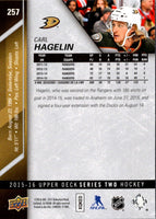 2015 Upper Deck Carl Hagelin #257
