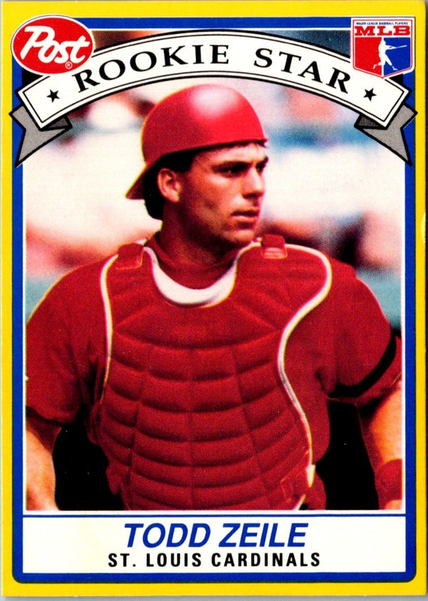 1991 Post Cereal Todd Zeile #25