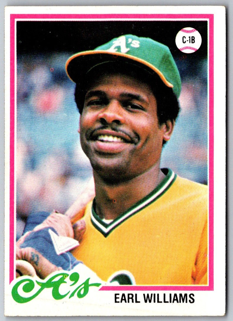 1978 Topps Earl Williams