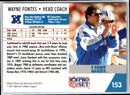 1991 Pro Set Wayne Fontes