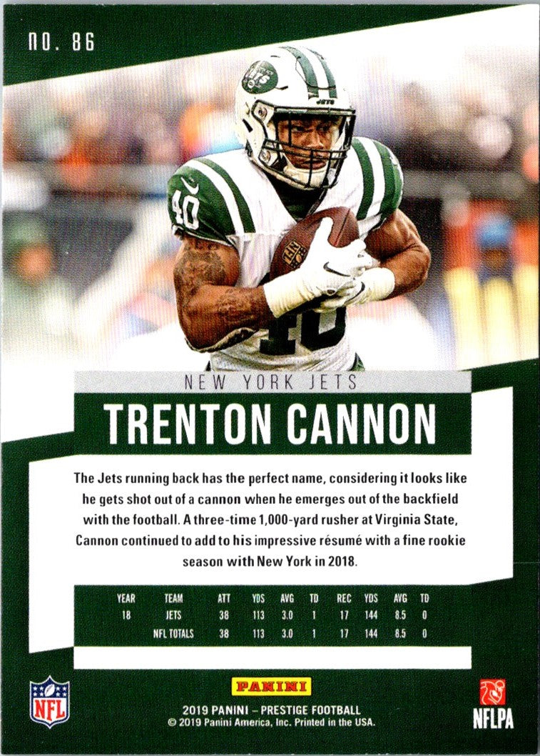 2019 Panini Prestige Trenton Cannon