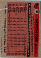 1981 Topps Jackson Todd #142