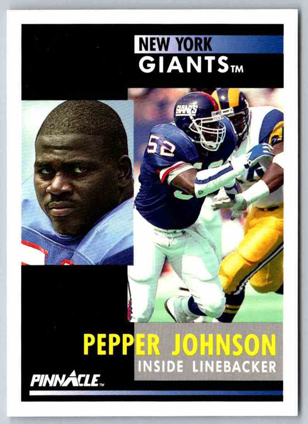 1991 Pinnacle Pepper Johnson #252