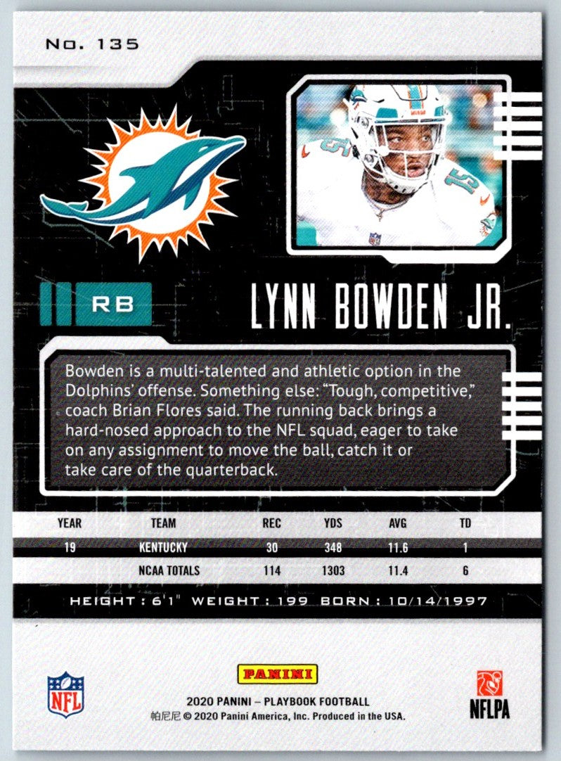 2020 Panini Absolute Rookie Materials Lynn Bowden Jr.