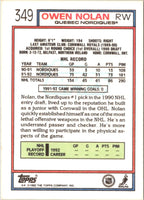1992 Topps Owen Nolan #349