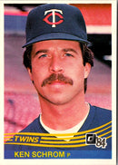 1984 Donruss Ken Schrom