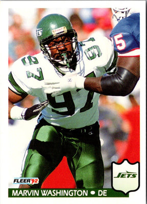 1992 Fleer Marvin Washington #313