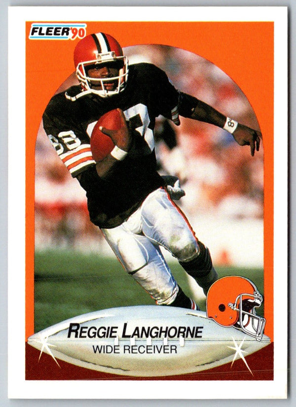 1990 Fleer Reggie Langhorne #52