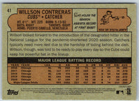 2021 Topps Heritage Willson Contreras #41