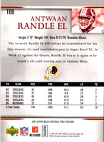 2007 Upper Deck First Edition Antwaan Randle El #100