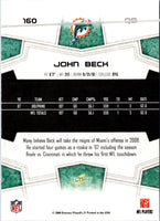 2008 Score Super Bowl XLIII John Beck #160