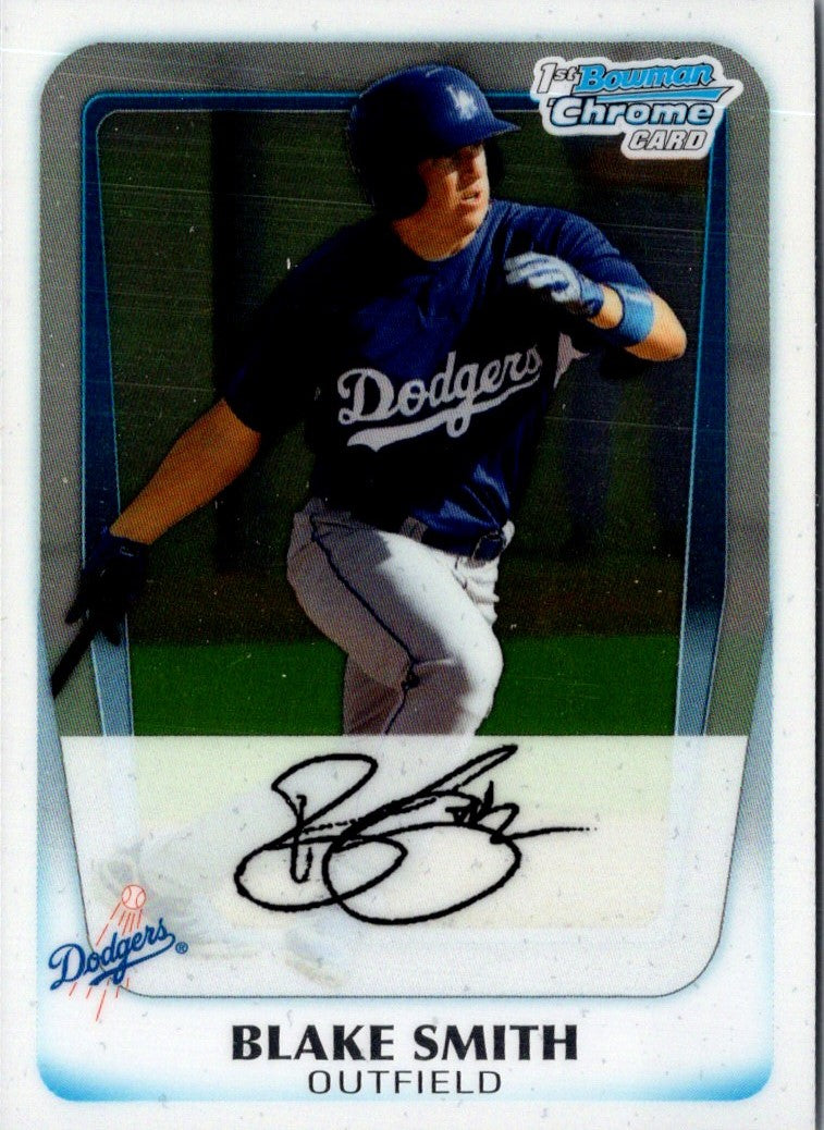 2011 Bowman Chrome Prospect Blake Smith