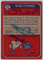 1973 Topps Bob Atkins #18 Rookie