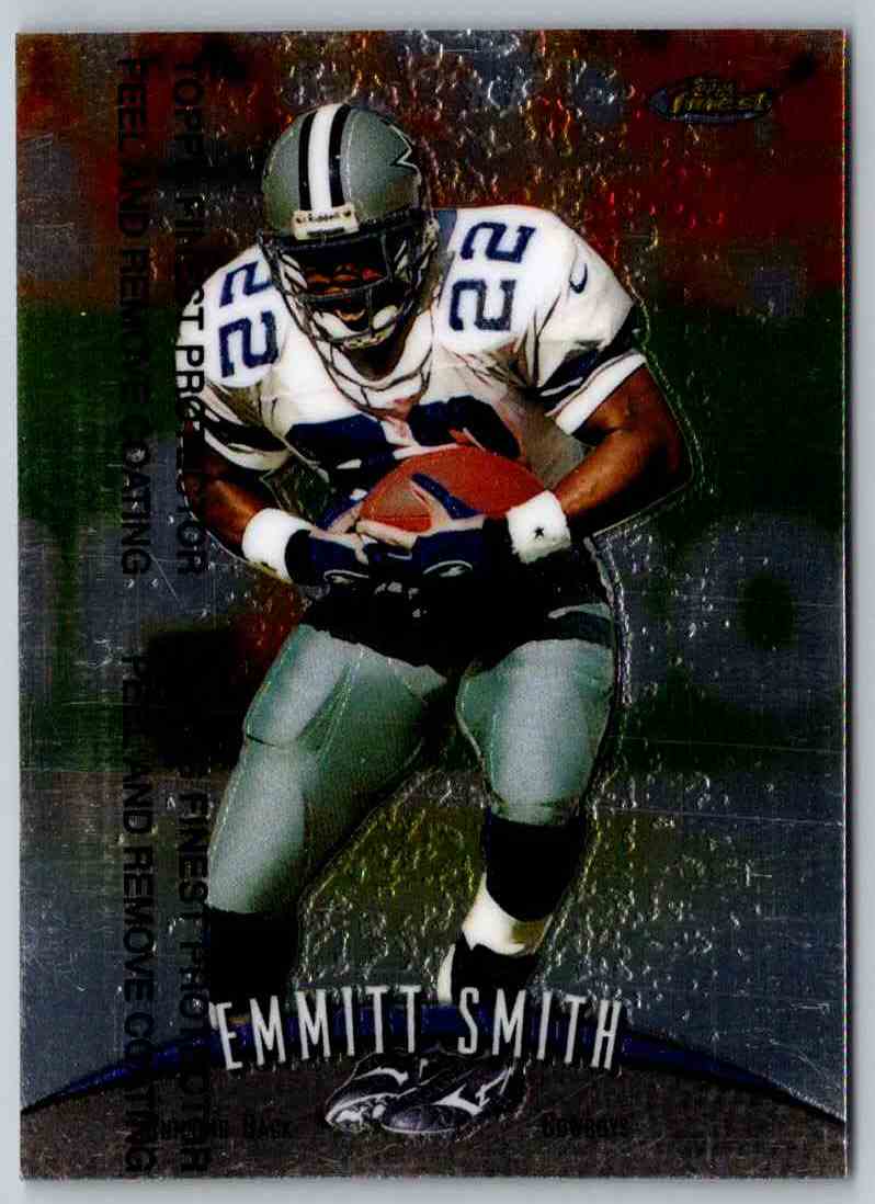 1998 Topps Finest Football Emmitt Smith