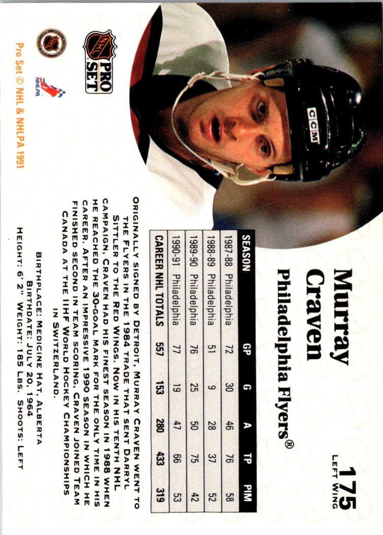 1991 Pro Set Murray Craven