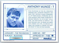 1991 Pinnacle Anthony Munoz #357