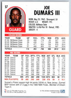 1995 Skybox Joe Dumars #57