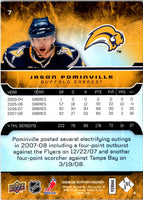 2008 Upper Deck Ovation Jason Pominville #7