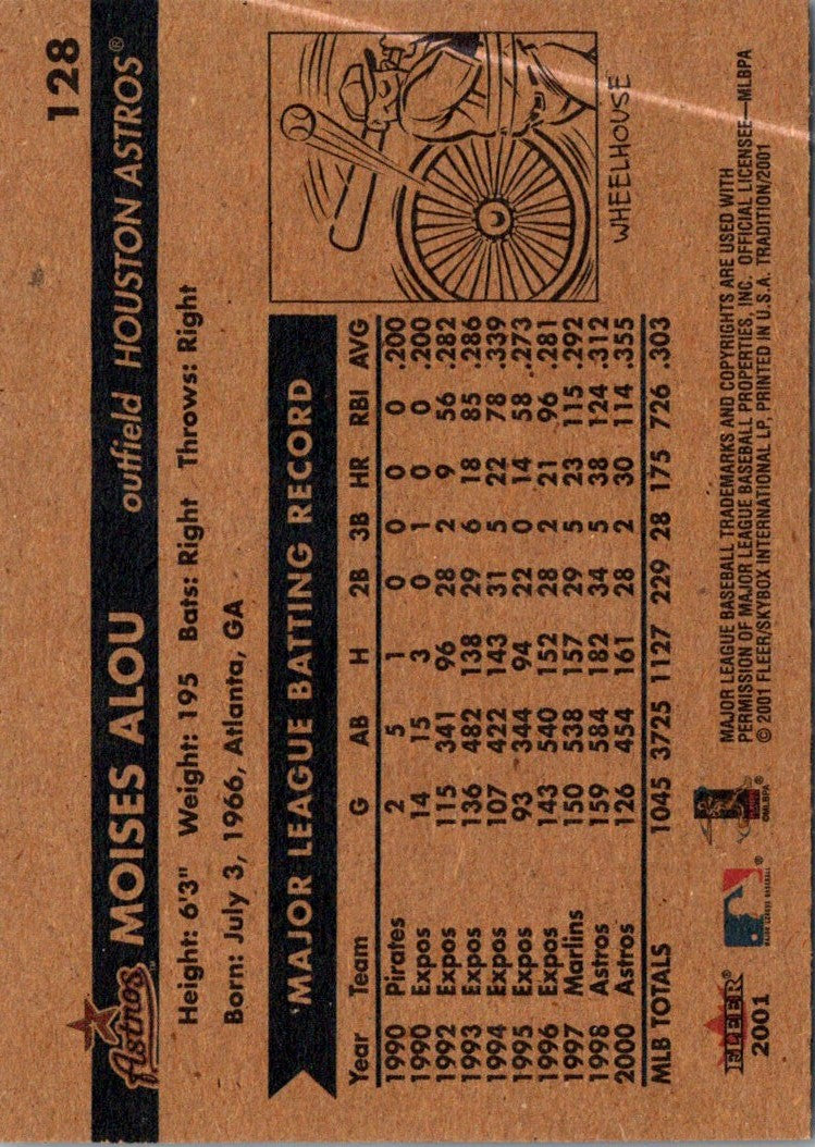 2001 Fleer Tradition Moises Alou