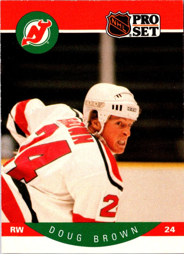 1990 Pro Set Doug Brown #163