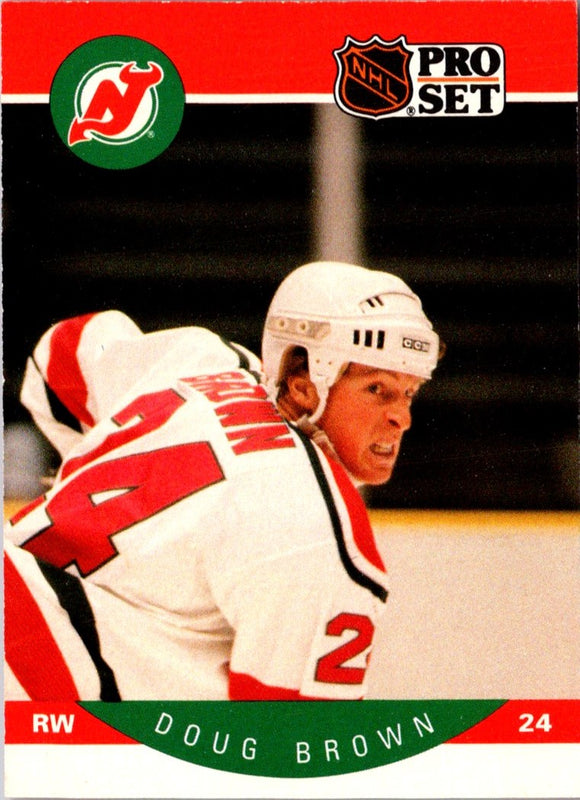 1990 Pro Set Doug Brown #163
