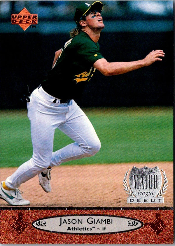 1996 Upper Deck Jason Giambi #412