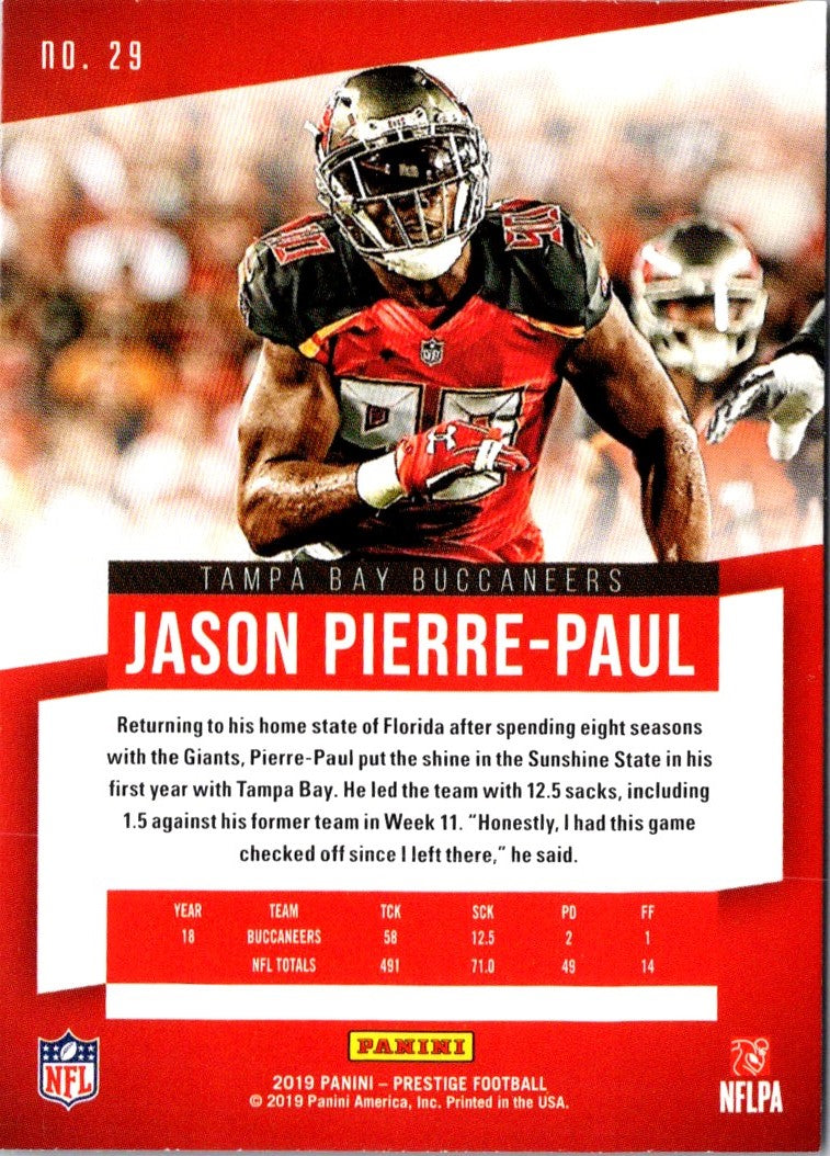 2019 Panini Prestige Jason Pierre-Paul