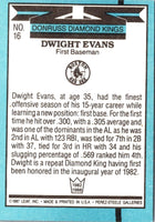 1988 Donruss Diamond Kings Dwight Evans #16