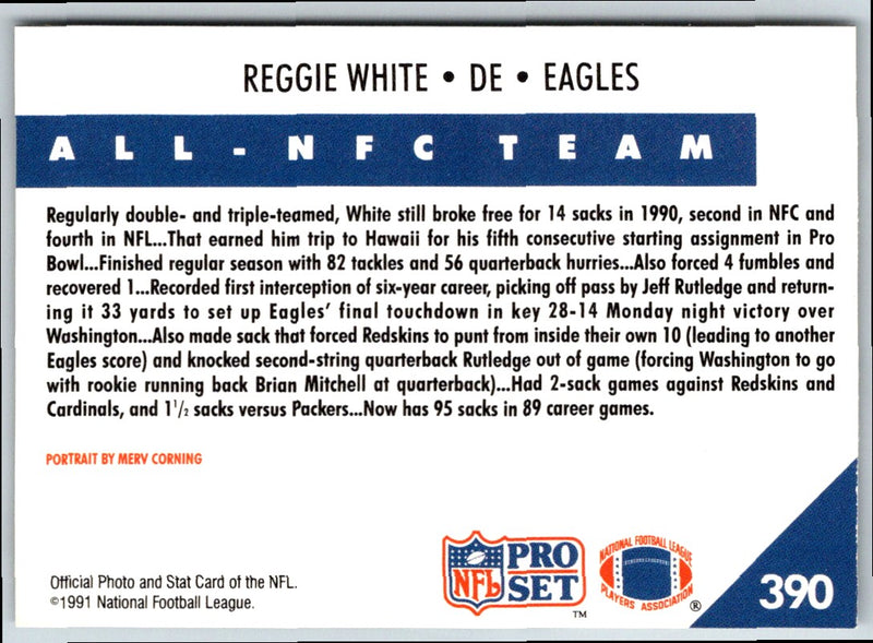 1991 Pro Set Bruce Smith/Reggie White