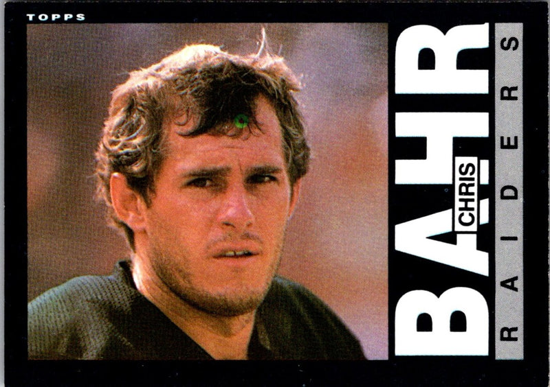 1985 Topps Chris Bahr