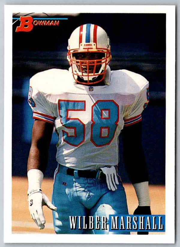 1993 Bowman Football Wilber Marshall #65