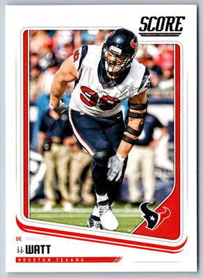 2018 Score Scorecard J.J. Watt #127