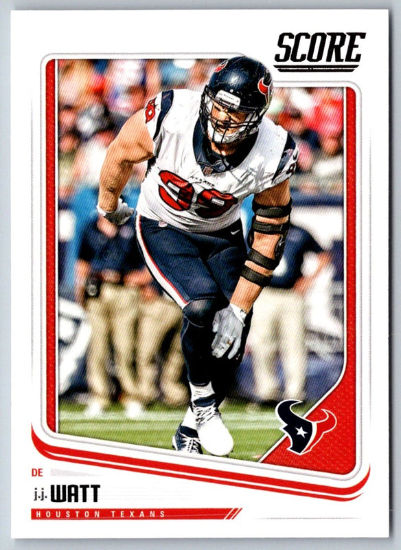 2018 Score Scorecard J.J. Watt #127