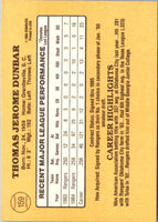 1985 Donruss Tommy Dunbar #159