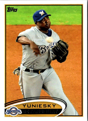 2012 Topps Yuniesky Betancourt #57