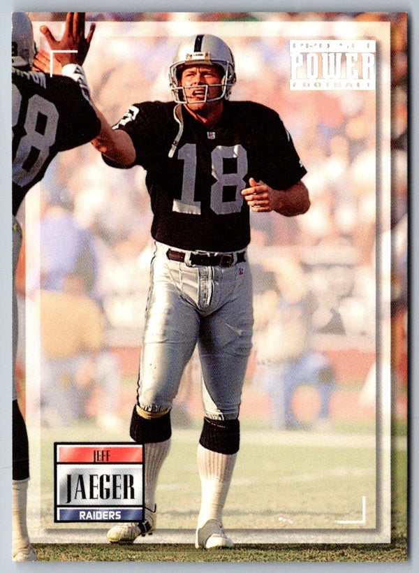 1993 Pro Set Power Gold Jeff Jaeger #18