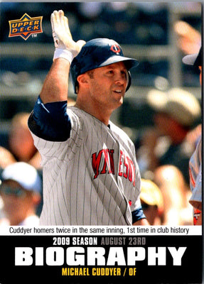2010 Upper Deck Season Biography Michael Cuddyer #SB-158