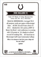 2012 Topps Magic Vick Ballard #152 Rookie