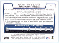 2012 Bowman Quintin Berry #16
