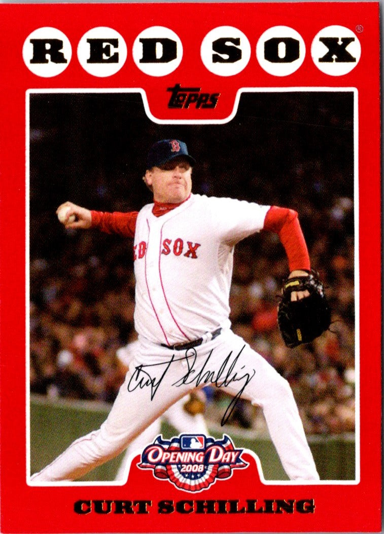 2008 Topps Opening Day Curt Schilling