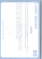 1989 Collegiate Collection North Carolina's Finest Larry Brown #60