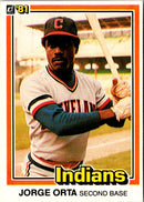 1981 Donruss Jorge Orta