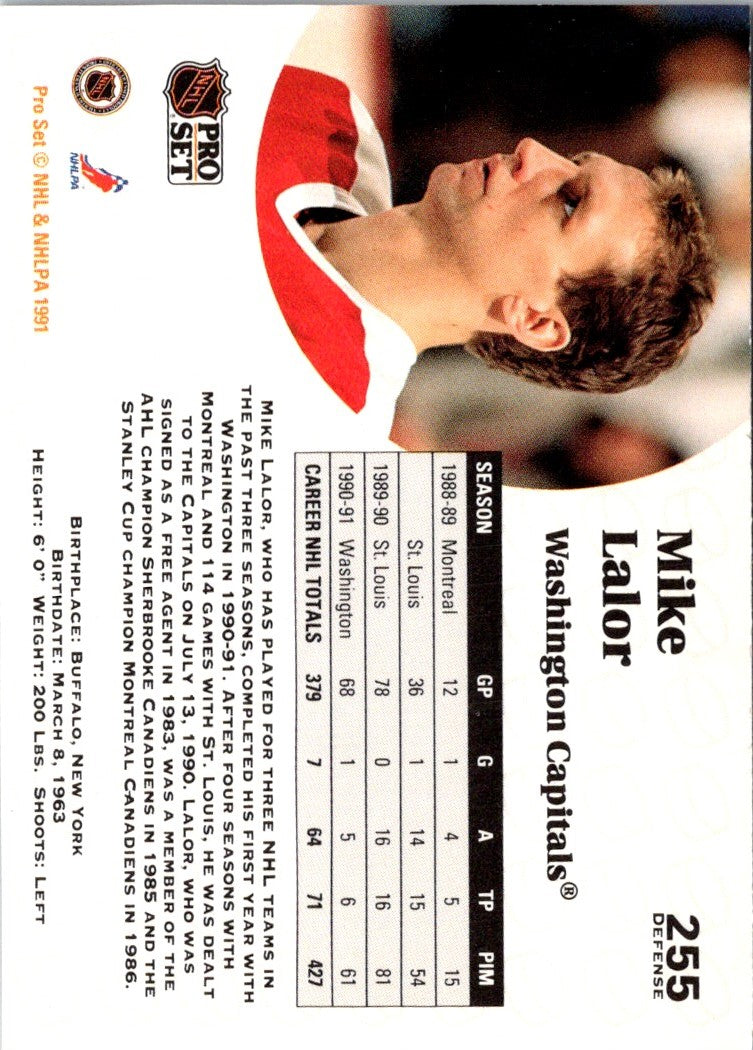 1991 Pro Set Mike Lalor