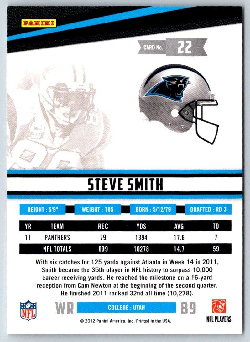 2012 Panini Rookies & Stars Steve Smith