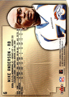2001 Fleer Authority Mike Anderson #45