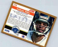 1991 Score Anthony Miller #370