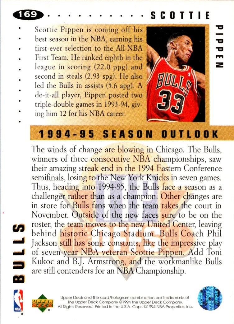 1994 Collector's Choice Scottie Pippen