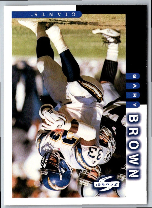 1998 Score Gary Brown #113