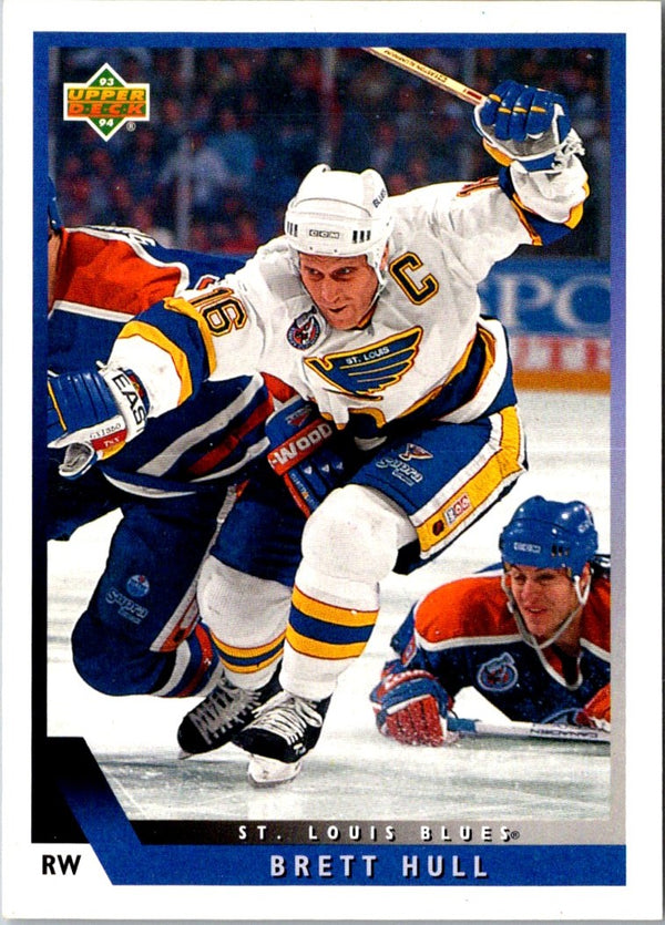 1993 Upper Deck Brett Hull #160