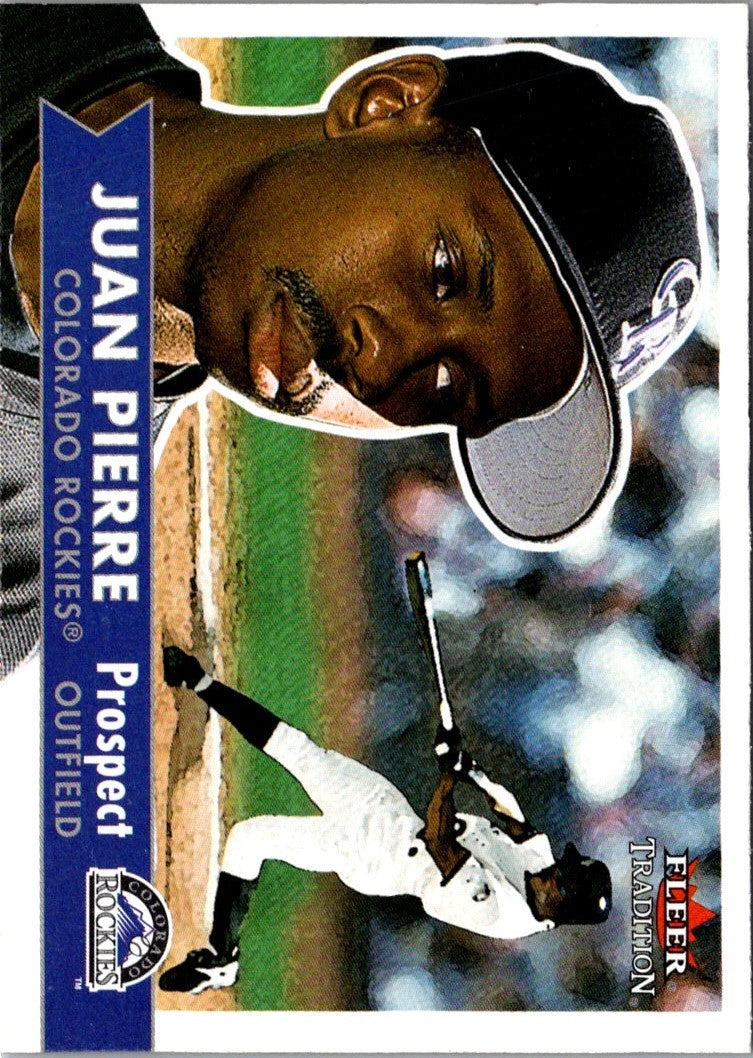 2001 Fleer Tradition Juan Pierre